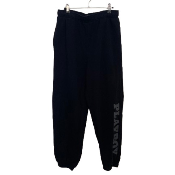 PLAYBOY Dark Joggers with Side Logo - Picture 1 of 7